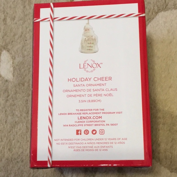 NWT, LENOX ORNAMENT, ST. NICHOLAS,ALL PORCELAIN, 3.5 inches, NIB - Picture 3 of 4